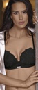 CONJUNTO CORPIÑO STRAPLESS CON BOMBACHA HILO DENTAL - DE PUNTILLA Y TUL LISO
