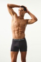 PACK X3 BOXERS ALGODÓN &amp; LYCRA MONOCROMO CLASICO