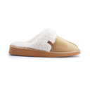 INV. PANTUFLA CHINELA DE PLUSH CON VIVO Y PLANTILLA DE CORDERITO apta para lavarropas