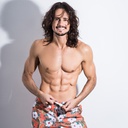 DTO -15% OFF!!! VER. MALLA  TRAJE DE BAÑO DE HOMBRE ESTAMPADO FLORES TROPICALES
