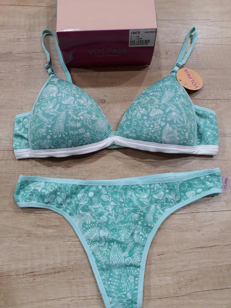 OFERTON! - CONJUNTO TRIANGULO SOFT CON COLALES MICRO. ESTAMPADO