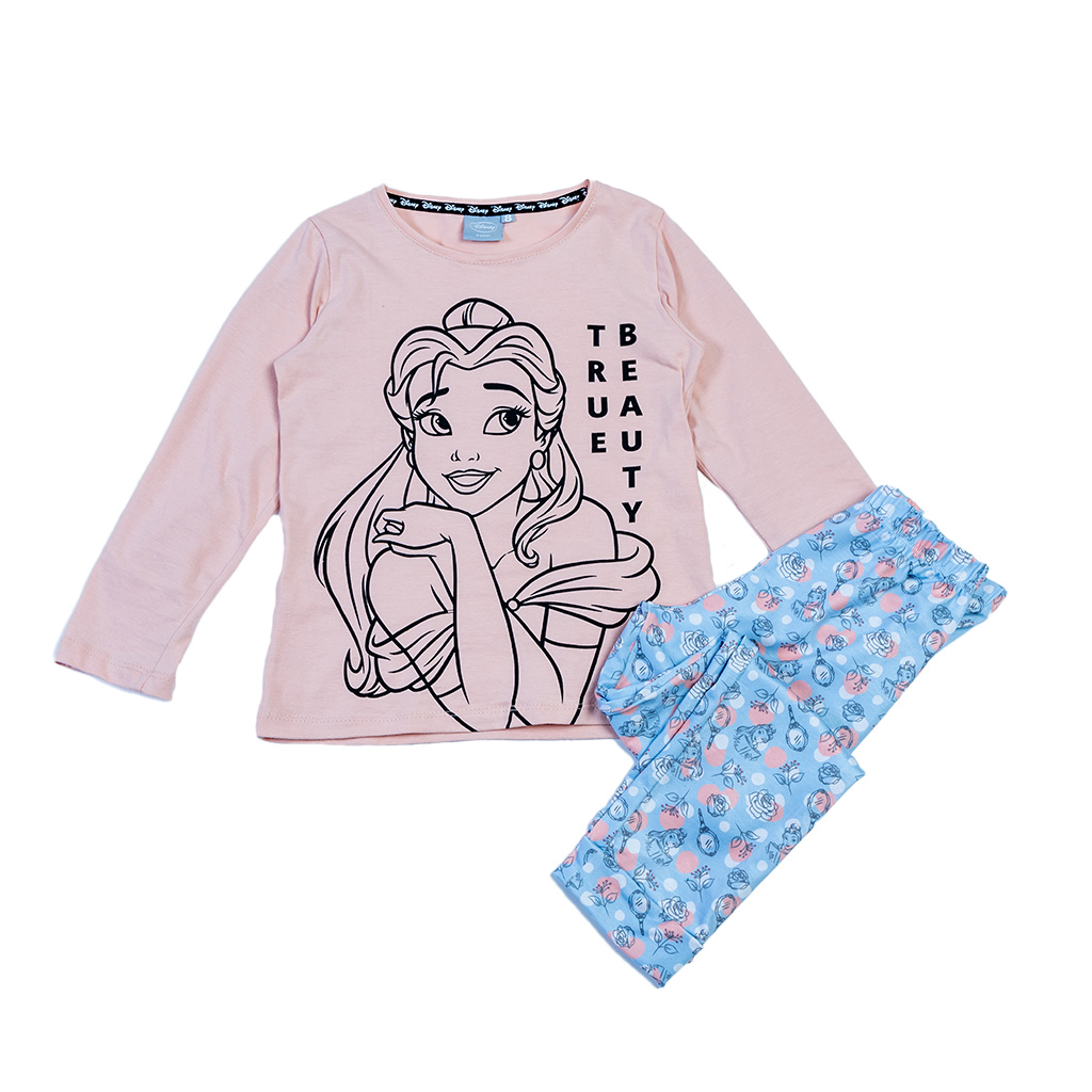   INV. PIJAMA ML ESTAMPADO "PRINCESAS" DE JERSEY MODAL