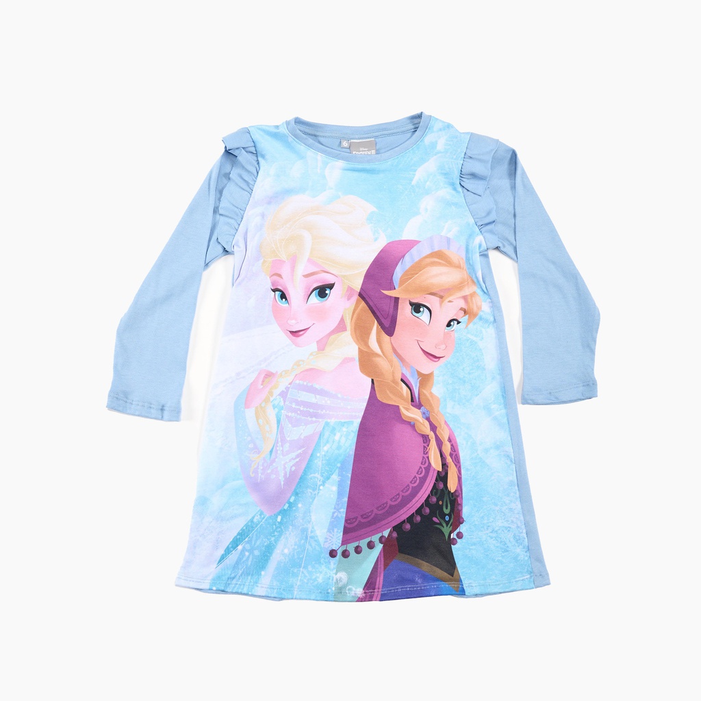 INV. CAMISON ML ESTAMPADO "FROZEN" DE JERSEY MODAL