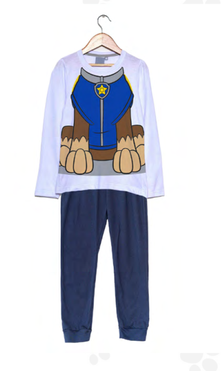   INV. PIJAMA DISFRAZ DE ALGODÓN Y MODAL SUBLIMADO "PAW PATROL"