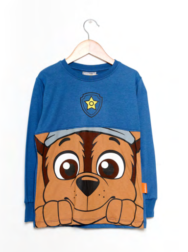 INV. REMERA DE ALGODÓN ESTAMPADA "PAW PATROL"