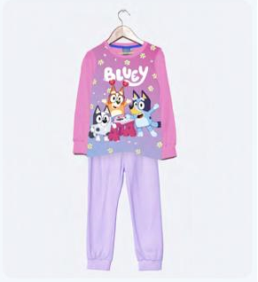   INV. PIJAMA DE ALGODÓN Y MODAL SUBLIMADO "BLUEY"