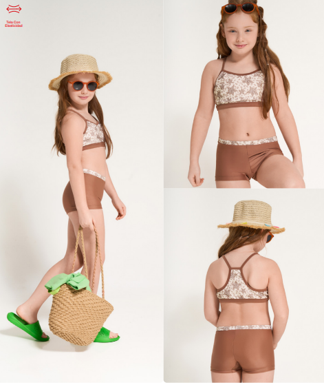 VER. MALLA BIKINI NENA TOP ESTAMPADO Y SHORT LISO