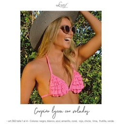 [NAIF382] DESCUENTO -15% DESCUENTO ! MALLA LISA TRIÁNGULO CON VOLADOS