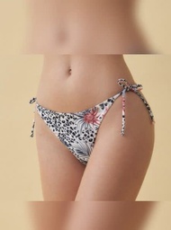 [MKM3448] PROMO x 6 BOMBIS SURTIDAS $15000 ! MALLA COLALES PARA ATAR DE TRICOT ESTAMPADO "WILD SUMMER"