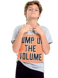 [MKP4596] VER. PIJAMA VERANO DE NENE REMERA M/C CON ESTAMPA Y SHORT