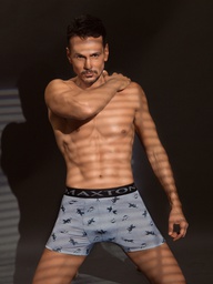 [MXT110] by Lody Men BOXER DE ALGODON Y LYCRA ESTAMPADO