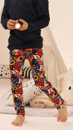 [XY5056 T.14]  INV. BOXER LARGO DE ALGODON Y LYCRA ESTAMPADO