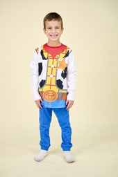 [DIS80447] DESCUENTO 10% LIQUIDACION DE TEMPORADA!  INV. PIJAMA DISFRAZ "TOY STORY" DE JERSEY MODAL ML SUBLIMADO "WOODY" Y PANTALON LISO