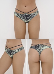 [KAUSM603] VER. MALLA  CULOTE LES DE TRICOT ESTAMPADO