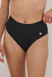 [KIE14111] VER. MALLA COLALES TRICOT LYCRA LISO TIRO ALTO CON CINTURA DOBLE