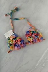 [NAIF384] DESCUENTO -15% DESCUENTO ! MALLA TRIANGULO ESTAMPADO CON VOLADOS
