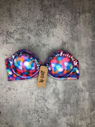 [NAIF378] DESCUENTO -15% DESCUENTO ! MALLA STRAPLESS SOFT CON ARCO ESTAMPADO CON VOLADO
