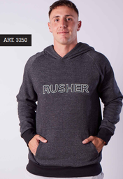 [SHE3250] INV. -15%OFF - BUZO  DE HOMBRE CANGURO DE FRISA JASPEADA