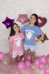 [LEN26903/G] VER. PIJAMA NENA ESTAMPADO "GATITOS"